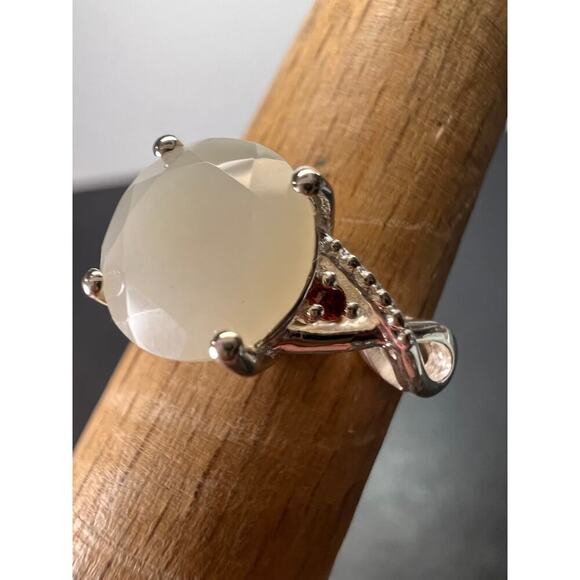 NEW Silver moonstone ring in sterling silver size 6 - Picture 6 of 11